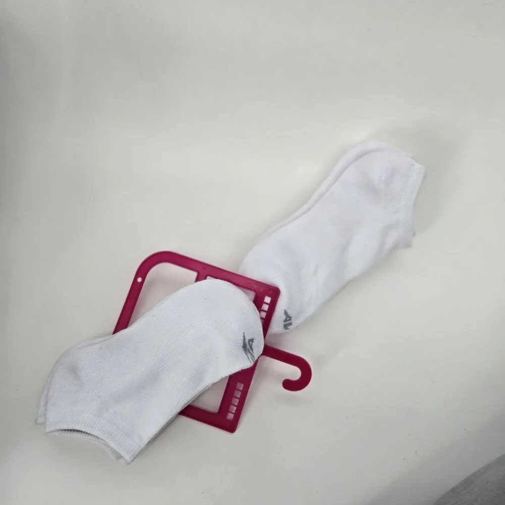 6pk Avia Womens White‎ No-Show Socks New With Imperfections Casual Activewear